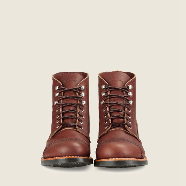 Red Wing Heritage Boots Iron Ranger - Short Harness Læder - Brune - Dame 7826-MXCQR